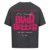 Wihte Pink Embassies Oversized Shirt